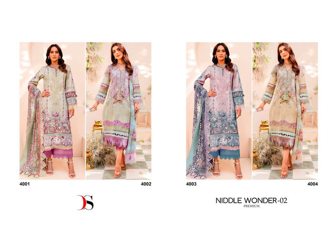 Niddle Wonder Premium 2 By Deepsy Suits Cotton Pakistani Suits Wholesale Market in Surat